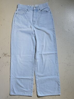Madewell Lafontaine Wash Superwide Leg Jeans Size 27 *flawed*